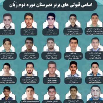 نفرات برتر کنکور سراسری