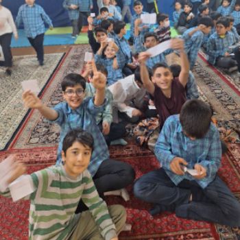 مراسم انتخابات شورای دانش آموزی